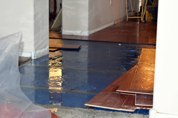 Professional Burst Pipe Cleanup technician working in Peshastin, WA